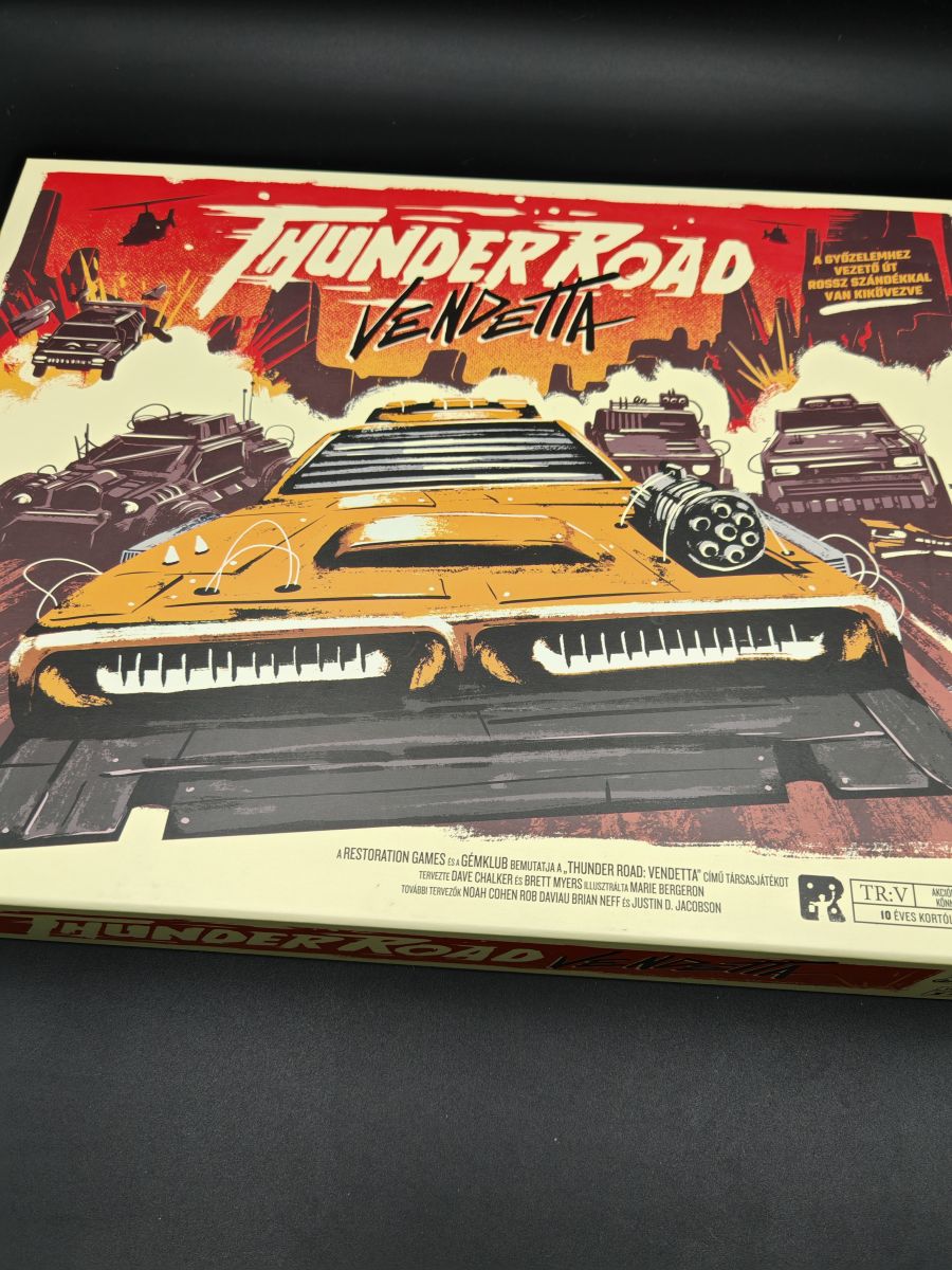 Thunder Road: Vendetta KS kiadás + Thunder Road: Vendetta – Sufnituning kiegészítő (Thunder Road: Vendetta KS + Thunder Road: Vendetta Choppe Shoppe) minipakk